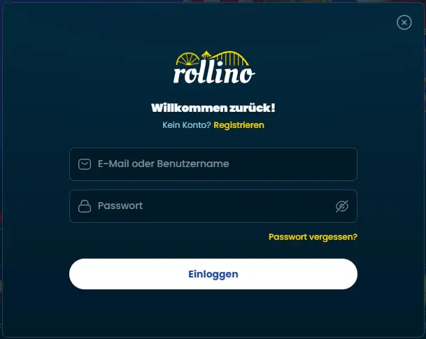 Rollino Casino Login – Methodenübersicht